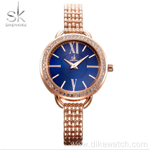 SHENGKE K0089 Ladies Watch Total Set Fashion Diamond Watch